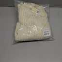 mnml Men's Men's Mesh Knit Sweater (XX-Large, Ivory)