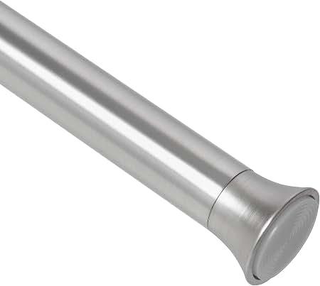 2 x Umbra Chroma Tension Rod for Window, Adjustable 54" to 90", Nickel