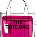 ZTUJO Purse Organizer Insert For Handbags, Purse Organizer With Zipper, Neverfull Organizer, Bag Organizer For Speedy Neverfull ONTHEGO Tote, Handbag and More (Silky Rosy, X-Large)