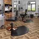 OmySalon Salon Floor Mat Anti Fatigue Thick Barber Chair Mats, Salon Mat for Hair Stylist Standing, Barbershop Beauty Spa Hairdressing Shampoo Equipment, 54" x 29.4"