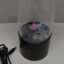 FBSPORT Jellyfish Lamp, Jellyfish Night Aquarium Tank Night Light 17 Color Changing with Remote Control for Kids Adults Home Office Decor Table Lamp Gifts for Christmas(Black, 12 inch)