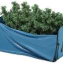 Clara Clark Christmas Tree Storage Bag - Extra Wide Xmas Tree Storage Box Container Made from Durable Oxoford 600D Waterproof Fabric with Handles & Dual Zipper (1, 7.5 ft)