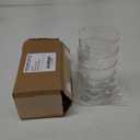 TOSSWARE RESERVE 12oz Stacking Double Old Fashioned, SET OF 4, Premium Quality, Dishwasher Safe & Heat Resistant Unbreakable Plastic Old Fashioned Glasses, Clear