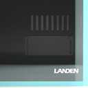 LANDEN 35C 7.2 Gallon Ultra Clear All Glass Rimless Low Iron Aquarium Tank with Rear Filtration Chamber(Pump Included) for Salt and Fresh Water.13.8''Wx13.8''Dx13.8''H 35cm Cube in 6mm Thickness