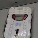 Hudson Baby Unisex Baby Cotton Terry Drooler Bibs with Fiber Filling, Holiday Boy Bow Tie, One Size