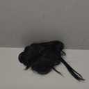 KooKaStyle Invisible Wire Hair Extensions with Transparent Wire Adjustable Size 4 Secure Clips Long Wavy Secret Hairpiece (24 Inch, Black)