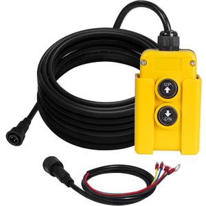 ECO-WORTHY 4 Wire Dump Trailer Remote Control Switch for Hydraulic Pump 12V DC for Lift Winch Dump Bed