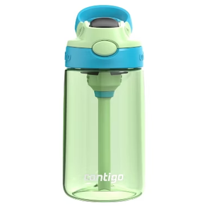Contigo Kids' Cleanable Autospout 14oz Water Bottle Cucumber with Blue Raspberry