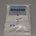 Boho Farmhouse Shower Curtain Set with Tassel, Linen Bohemian French Country Chic Bathroom Shower Curtain Set, Modern Striped Textured Shower Curtain 72x72 - Beige/Cream