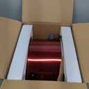 Elite Gourmet MST-900RXT# Electric Ceramic XL Jumbo Slow Cooker, Adjustable Temp, Entrees, Sauces, Stews & Dips, Dishwasher Safe Glass Lid & Crock, 8.5Qt, Metallic Red