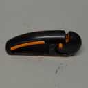 Orange Ninja 4-Stage Knife Sharpener & Serrated Knife Sharpener Repairs, Sharpens & Polishes Blades with Ergonomic Non-Slip Grip