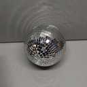 Alytimes Mirror Disco Ball - 8-Inch Cool and Fun Silver Hanging Party Disco Ball Big Party Decorations, Party Design