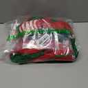 Dormstop Kids Holiday Elf Costumes Deluxe Grils Christmas Elf Dress Set Christmas Party Dress Outfit (5-6 Years, Red)