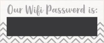 12x5 Greatfull/WiFi Password Plaq