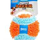 Chuckit! Indoor Fetch Ball Dog Toy for Dogs - Interactive Dog Toys for Boredom, 4.75 Inch, Orange and Blue
