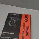 Short Pressure Washer Gun with Swivel, 1/4" Automatic Quick Connector Power Washer Handle with 3/8" Swivel Male Plug Coupler, Addition M22-14mm Adapter