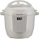 Instant-Pot RIO Chef Series 6 Qt Pressure Cooker, 7-in-1 Programmable Multi-Cooker, Non-Stick Ceramic Inner Pot, Dishwasher-Safe, Quick Steam Release, Safety Lock, Meal Prep (Sea Salt White)