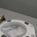 HealthSmart Enhanced Comfort 5" Raised (Round) Toilet Seat Risers for Seniors 5 Slip Resistant Pads FSA/HSA Eligible Padded Toilet Seat Elevation 15.7 x 15.2 x 6.1