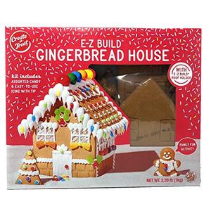 Create-a-Treat Large E-Z Build Gingerbread House Kit, Gift-Giving Edition, 29.9 oz, BB 05 JAN 2026