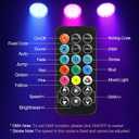 BETOPPER Par Lights with Remote Control, 54x3W LED RGB 3-in-1 Stage Lights DMX DJ Lighting Fixtures, Superior Brightness Strobe Light & Wash Light for Party, Concert, Church, Wedding, Bar,4 Pack