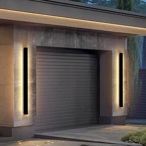 31 Inch Outdoor Wall Lights Set of 2, Long Modern Wall Sconce LED IP65 Waterproof Outdoor Wall Lamp 3000K Modern Wall Mount Exterior Light Fixture for House Garage