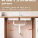 UMDONX Under Sink Organizer 2-Pack Adjustable Bathroom Under Sink Pull-Out Organizer with 5 Adjustable Heights for Kitchen, Bathroom & Laundry Storage