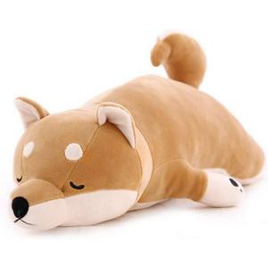 30'' Shiba Inu Plush Stuffed Animal, Giant Stuffed Animals for Anxiety, Big Shiba Inu Corgi Plush, Dog Plush Pillow Hugging Pillow Sleeping Dog Cushion Soft Plush Toy Big Stuffed Animals Kawaii Decor