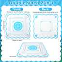 31.5 Inch Floating Mahjong Table for Pool Double Sided Water Game Table