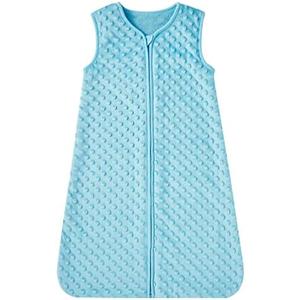 DaysU Baby Sleep Sack with Plush Dots 18-24 Months, 2.5 TOG Sleeveless Baby Wearable Blanket with 2-Way Zipper, Sleeping Bag for Toddler, Light Green Pack of 2