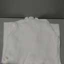 MEROKEETY Women's 2025 Fall Long Sleeve Sweater Dress Turtleneck Ribbed Knit Bodycon Work Mini Dresses (White) Large