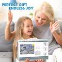 EsLuker.ly Latch Hook Rug Kit DIY Crochet Carpet for Beginners, Sea Wave Patterns Pre-Printed Canvas Yarn Rug Hooking Kits, Creative Craft Home Decor Ideal for Learning Rug Making