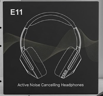 Active Noise Cancelling Headphones, Wireless Over Ear Bluetooth Headphones,100H Play Time Bluetooth Headphone with Microphone,Lightweight and Foldable Comfortable Deep Bass for Work/Gym Black