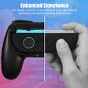 Grips for Switch 2, Ergonomic Hand Grip Controller Handle Kit Compatible with Switch 2, 3 Pack