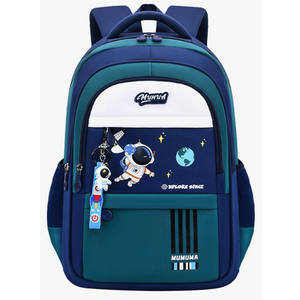 Boys Backpack Astronaut Sports Kids Backpack Space Schoolbag for Girls&Boys Elementary Student Bookbag