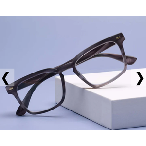Peepers Readers - Jude - Charcoal Horn +1.25