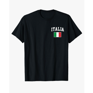 Italia Flag Italy Italian Italiano Family Men Women T-Shirt, Size Medium
