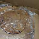 21" Lazy Susan Turntable, Wooden Organizer for Dining Table, Pantry, Kitchen, Countertop, Cupboard,Home Decor, Walnut