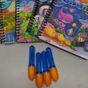 ArtCreativity 4 Pack Magic Water Coloring Books for Toddlers, Reusable Magic Water Pen Coloring Books for Kids - Mess Free Water Art Book for Toddlers - Travel Activity Toys, No-Mess Coloring