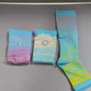Open Toe Compression Socks Women & Men-3 Pairs 20-30 mmHg Knee High Stockings for Circulation Support (Large-X-Large)