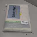 Extra Long No Hook Tufted Chevron Striped Shower Curtain with Snap-in Fabric Liner set-71Wx98H(96H),Tall Hotel Grade Boho Style Shower Curtain,Water Repellent,Cream