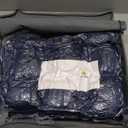 Cottonblue Sherpa Fleece Weighted Blanket 15 lbs for Adults, Warm Flannel Cozy Plush Bed Weighted Throw Blankets,Soft Fuzzy Winter Heavy Blankets Full Twin Size 48 x 72 inches for Sofa, Navy Blue