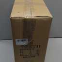 Flush Mount Ceiling Light Fixture < Bulb NOT Included >, Black Metal Frame Ceiling Light Fixture with Seeded Glass, Farmhouse Light Fixture for Kitchen Island Entryway Porch Foyer