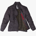 Rainforest | NYLON CIRE QUILTED THERMOLUXE JACKET | Graphite | XL