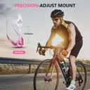 Bike Water Bottle Holder Bicycle Cage for Mountain Road MTB Gravel Adult Bikes Cycling Universal Carrier Rack 2 Pack Aluminum Alloy Ultralight Kettle Drink Accessories White Pink