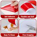 Vinyl Baseboard Molding Trim 4 Inch x 20 Feet Peel and Stick Baseboard Trim Flexible PVC Cove Base Moulding Self-Adhesive Trim for Garage Bathroom Cabinet Floor Walls, White