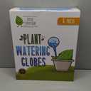 Automatic Plant Watering Globes Self Watering Planter Inserts (Set of 6) | Hands Free Multicolor Glass Bulbs | Planter Spikes to Support Indoor & Outdoor Plant Health (350ml)