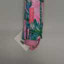 Lilly Pulitzer Mini Travel Umbrella with Automatic Open and Storage Sleeve, Small Umbrella for Rain or Sun Protection (Suite Views)