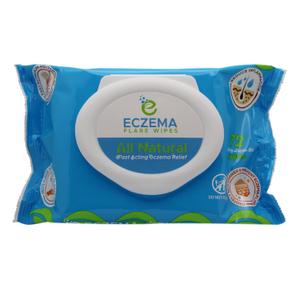 Eczema Flare Wipes - All-Natural Fast Acting Eczema Relief, Anti-Itch, Reduces Inflammation & Protects Skin Barrier, Soothes & Prevents Future Flares, pH-Balancing, Convenient On-The-Go Solution 72ct