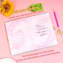 CAGIE Diary with Lock and Key for Girls, Decorate Your Own Diary with Diamonds Kits for Girls Age 6 7 8 9 10, White Journal Arts and Crafts for Kids Ages 6-8, Birthday Christmas Gifts