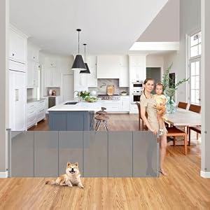 120 Inch Extra Large Baby Gate Retractable Baby Gate Extra Wide Mesh Gate for Kids and Pets Outdoor Retractable Gate Extra Long Retractable Pet Gate Extra Long Baby Gates for Large Openings